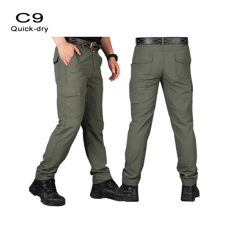 

Men's Quickly Dry Elastic Military Tactical Pants Trousers Army Fans Combat Pant Hiking Hunting Cargo Pant