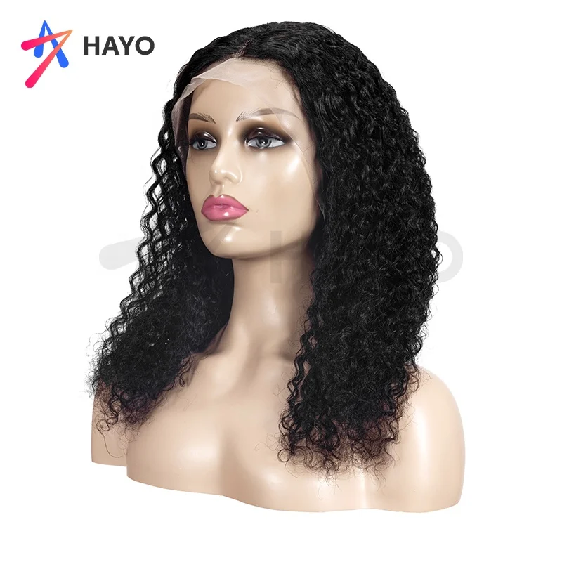 

HAYO Hot Selling Wholesale Free Shipping Cuticle Aligned Unprocessed Brazilian Hair Virgin Human Hair Lace Wigs