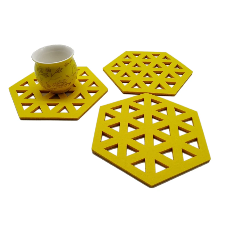 

Felt Cup Mat Felt Coasters Drink Mat For Cup Round Shape Customized Color