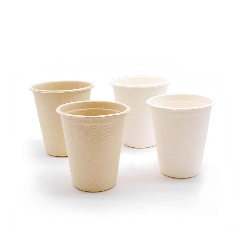 

Eco-friendly Wheat Straw Custom Printed Paper Coffee Cups Biodegradable Compostable Small Paper Coffee Cups