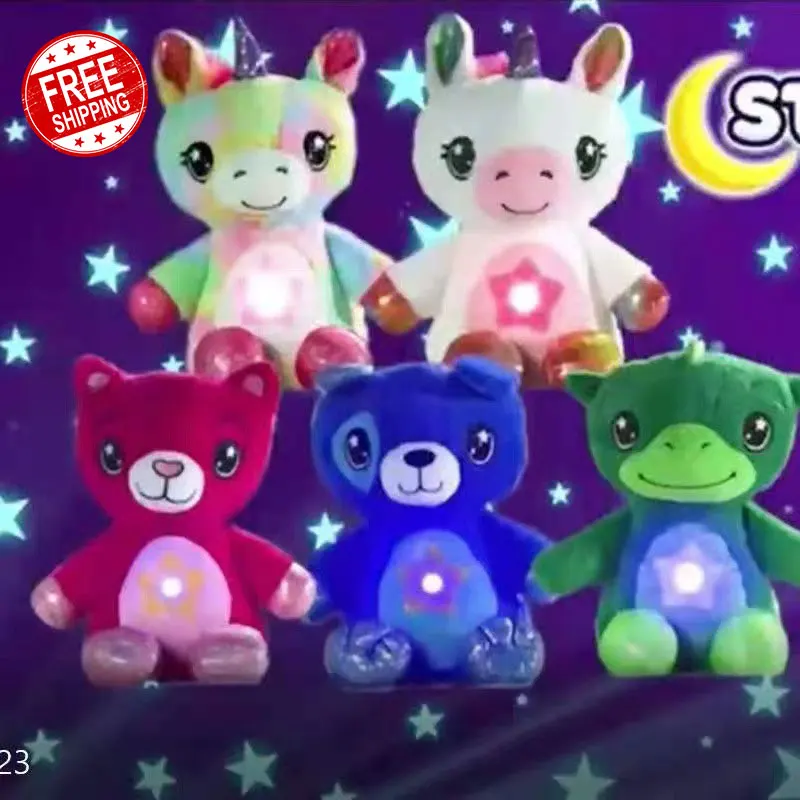 

Children's small wirless charger usb 3d led projector cute mumoo bear star starry moon baby kids club lamp night light or kids, Pink/yellow/purple/green