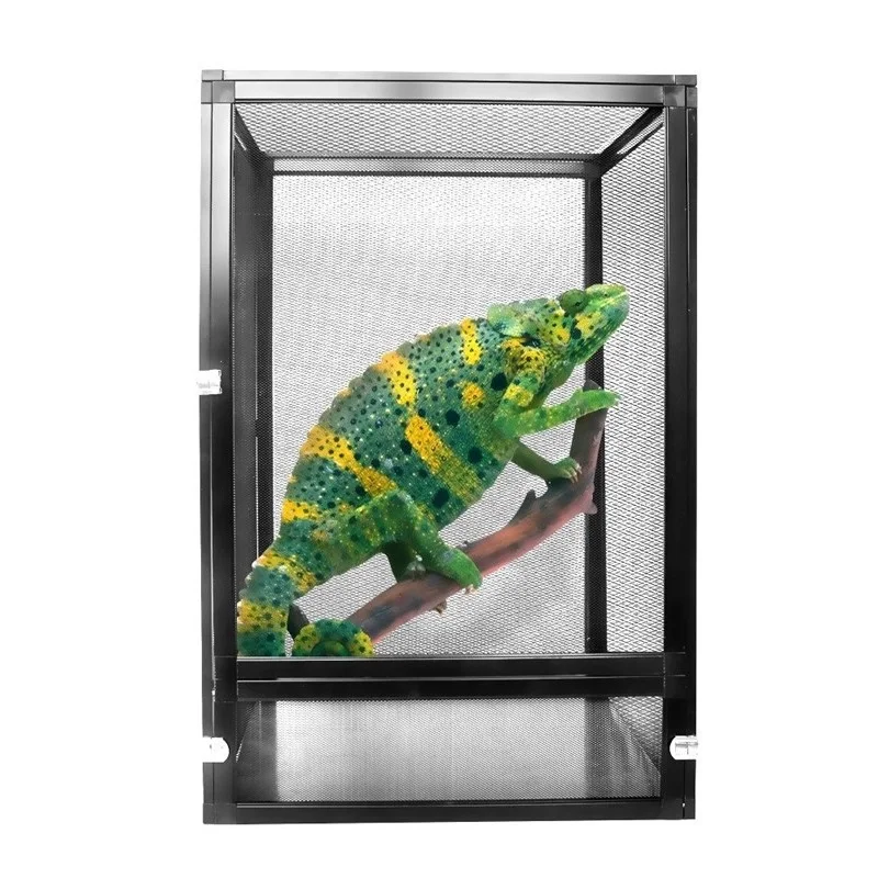 

New Design Aluminium Open Air Screen Cage Reptile Cage Terrarium for Lizard Snake Bearded Dragon