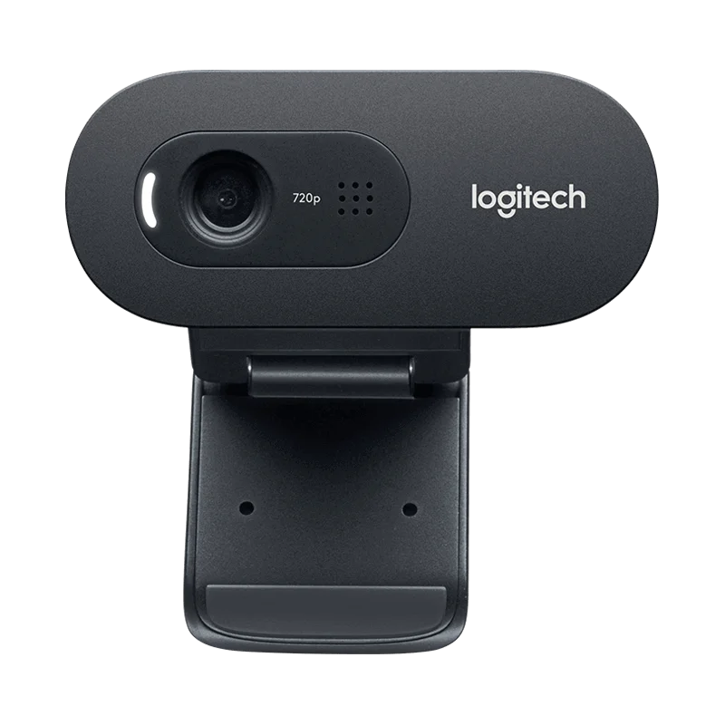 

Logitech C270 HD Computer Webcam For Video Call Conference 720P Camera Built-in Microphone, Black