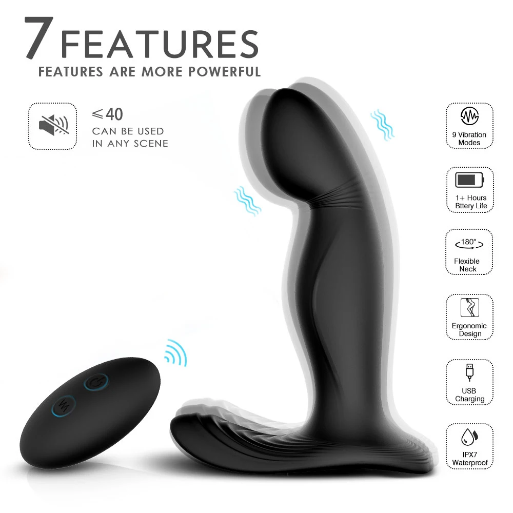 9  modes of adult sex toys for men and women Vibrator Male Masturbator Anal Tail Butt Plug Anal For Men Ass Adult Sex Toy