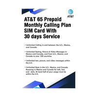 

USA, CANADA AND MEXICO Prepaid SIM Card ATT Plan UNLIMITED 4G LTE Data with Unlimited Calls/SMS in USA for 30 Days