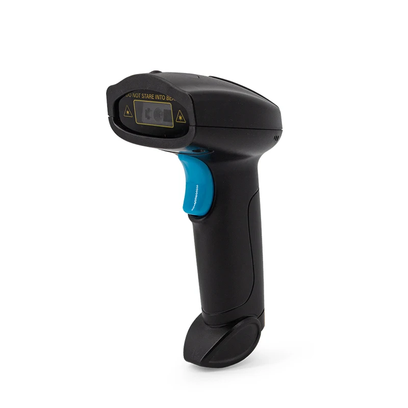 

Portable Wireless Laser Barcode Scanner Gun 1D 2D QR Handheld Barcode Scanner, Black/ white