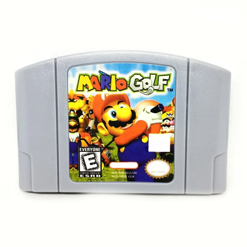 

In Stock USA Version English Language Retro Video Games Cards N64 Games Mario Golf