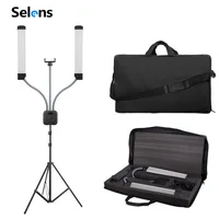 

Selens Double arms makeup ring light for Camera Multimedia Extreme With Selfie Function 3000k-6000K Photographic Led Video Light