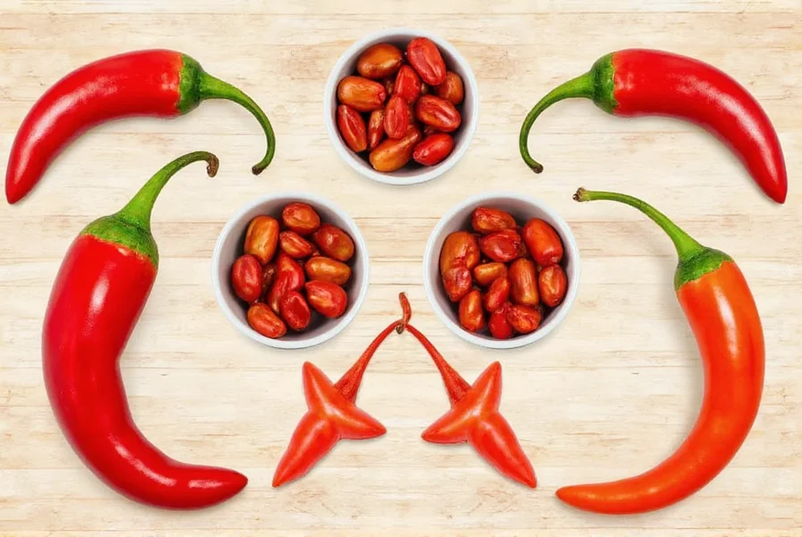 chili mix in various containers