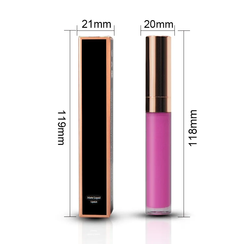 

Cosmetic Makeup Private Label long lasting liquid lipstick waterproof matte lipstick 30 colors