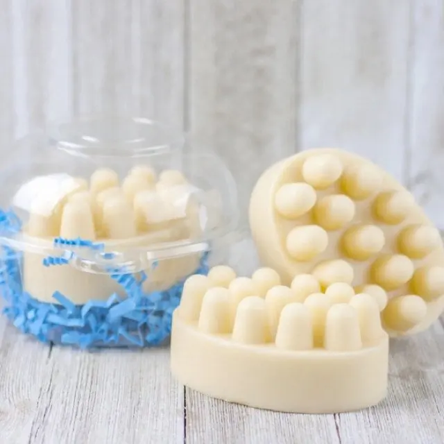 

4-Hole Silicone Soap Mold Oval Massage 4 Soap Mold With Handmade Soap Mold Massage, Custom