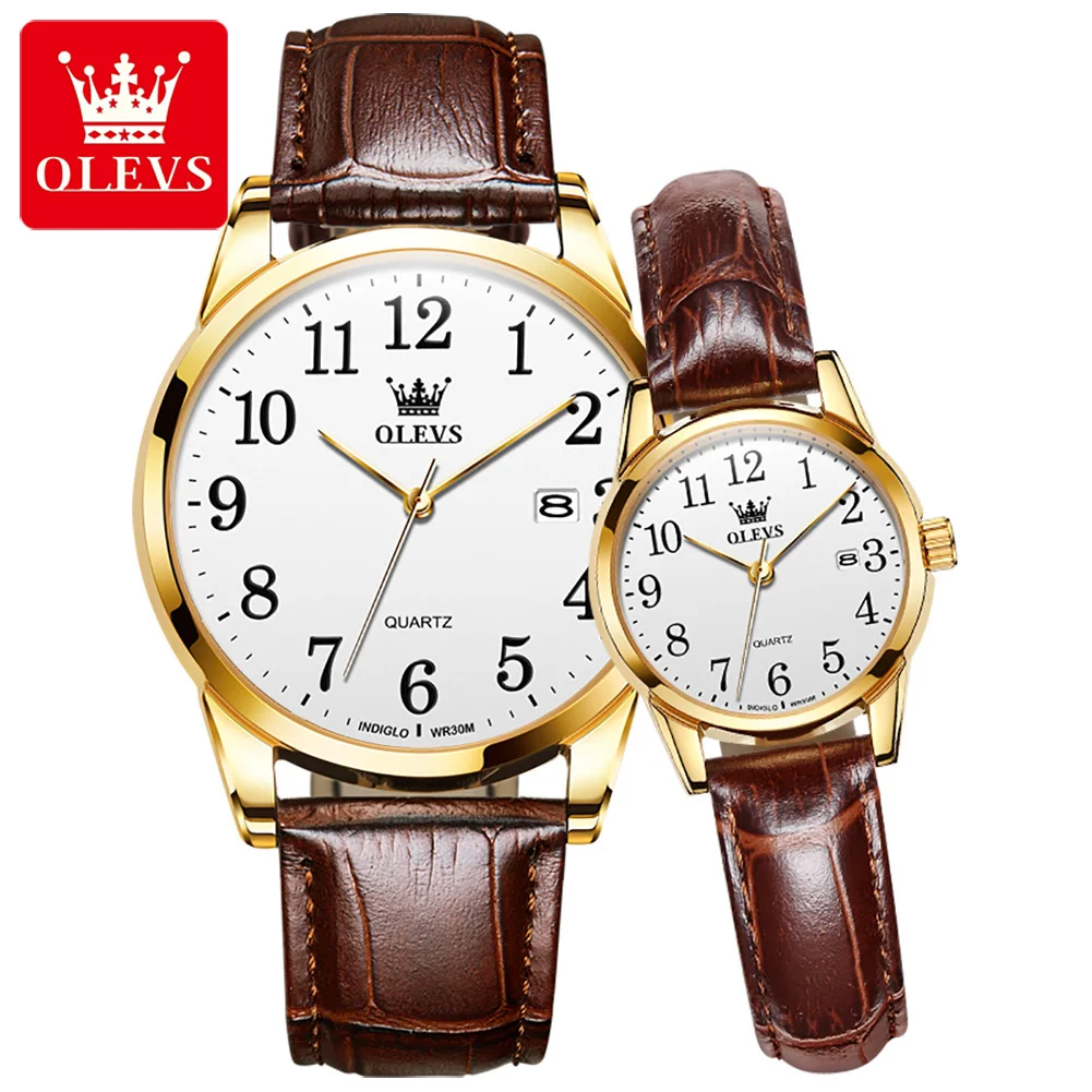 

Olevs 5566 Watch Water Resistant Feature Alloy Material Quartz WristWatch Custom Logo Watch In ShenZhen Factory