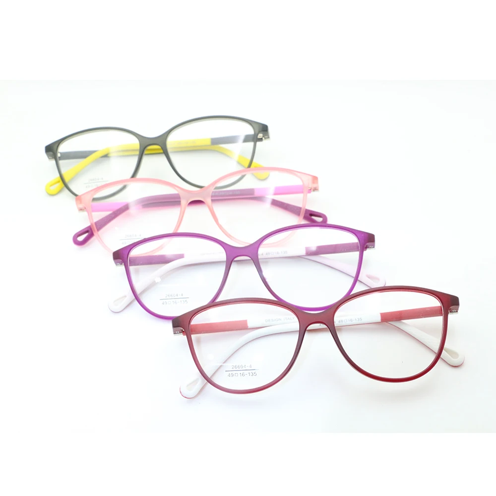 26604-4 2019 TR90 Fashion Kids Optical Eyeglasses Frames Colorful Glasses Frame For Children
