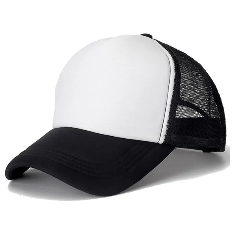 

Polyester Foam Front Mesh Back 5 Panel 2 Tone Custom Trucker Hat Adjustable Mens Athletic Fitted Baseball Cap Casquette