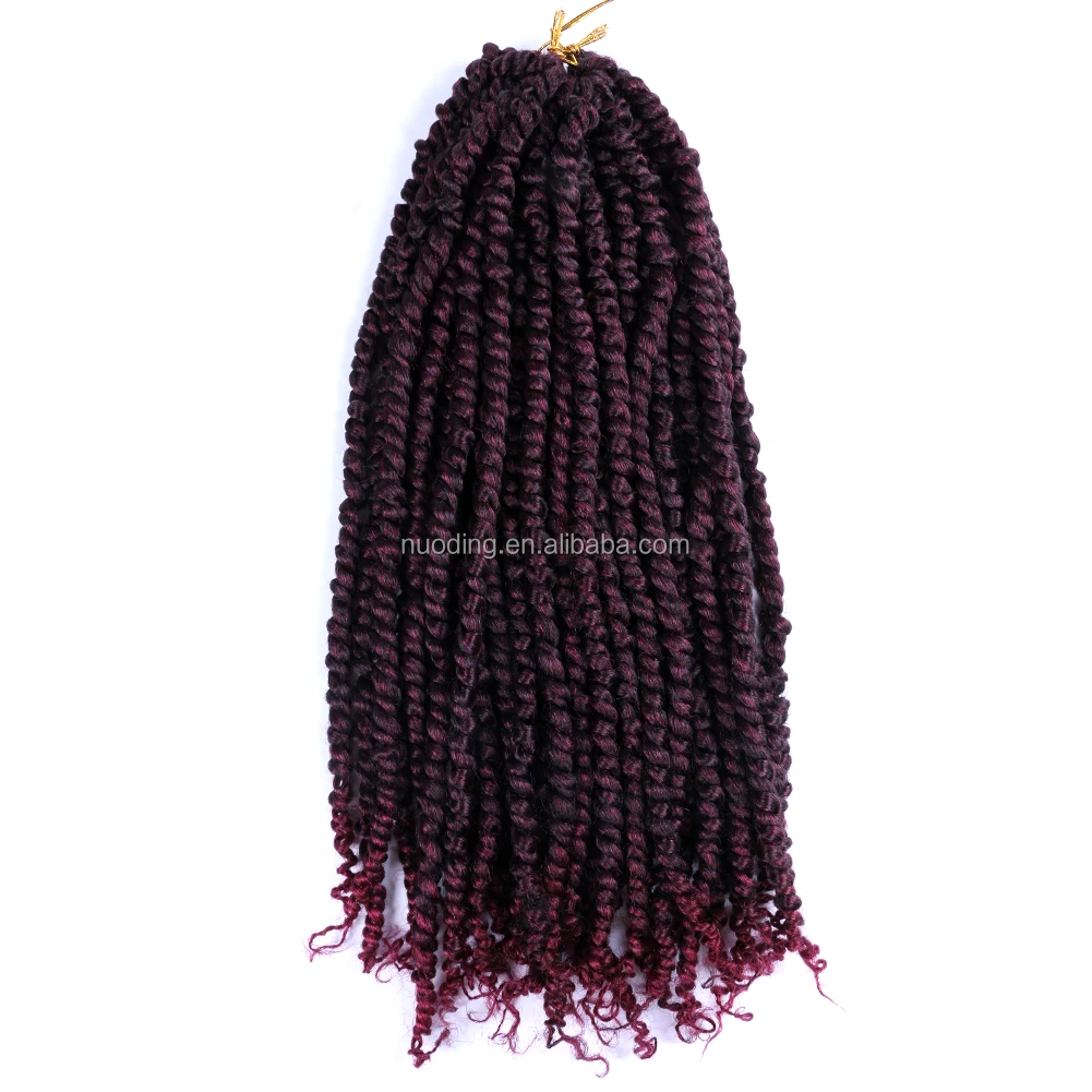 

Cheaper Pre Passion Twist Ombre Water Wave 18 Inch Crochet Hair Extension