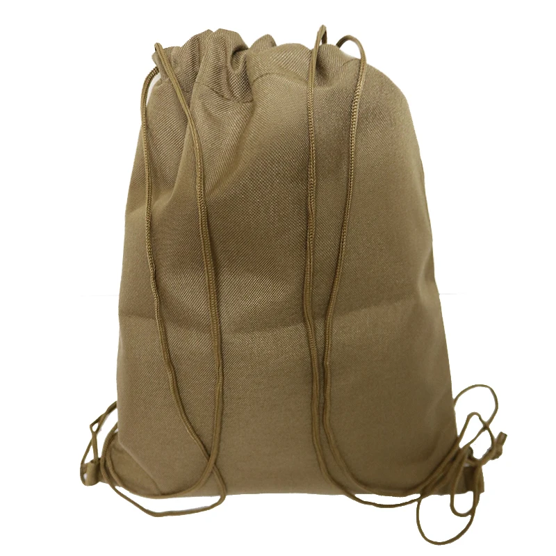 

2021 Special Hot Selling Tactical Lightweight and high quality Drawstring Backpack, Tan