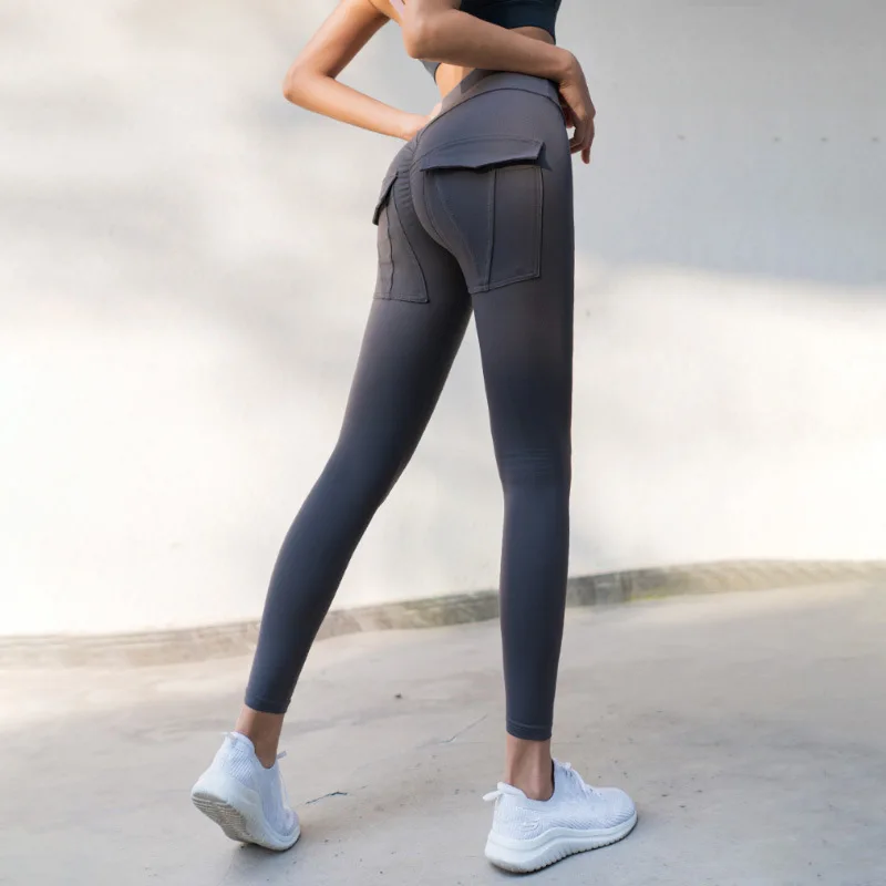 

Custom Elastic Fitness Leggings Women Sports Leggings Slim Fit Pants