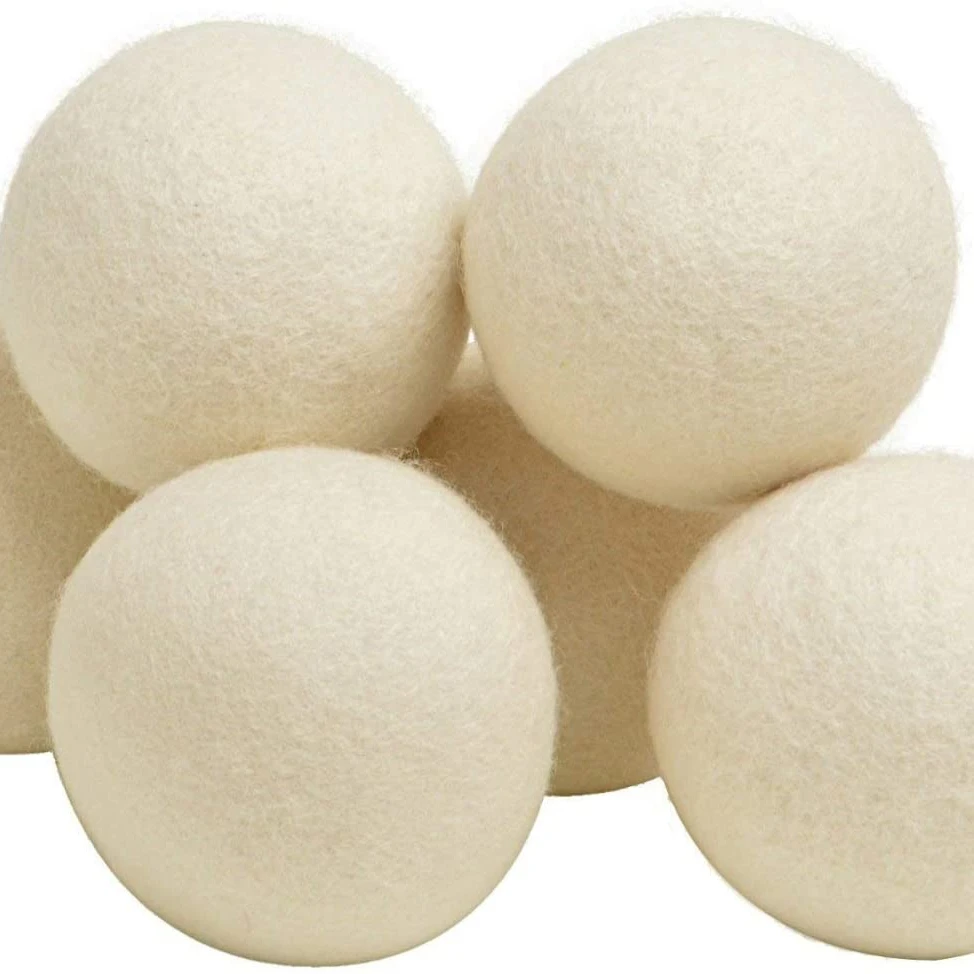 

100% pure new zealand wool dryer balls xl Laundry Chemical Free Unscented