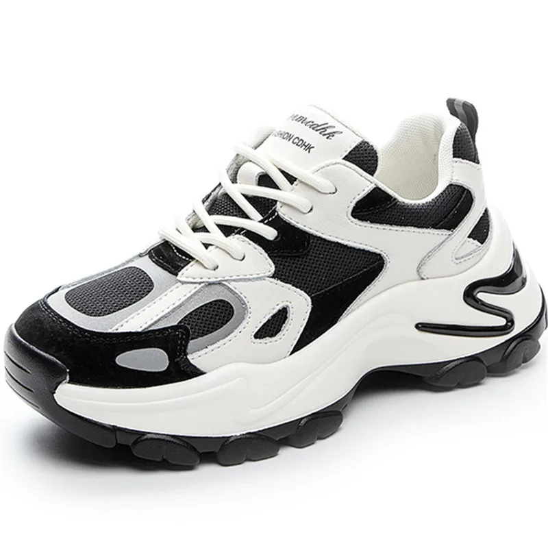 

Dropshipping Custom Logo Autumn Women Classic Chunky Sneaker Fashion Lady Platform Footwear Female Walking Style Shoe