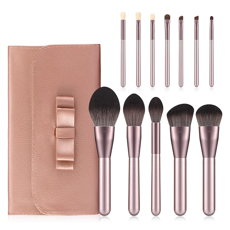 

12pcs Makeup Brushes Set Eyebrow Highlighter Powder Foundation Brush makeup brush set professional best sellers, As pictures