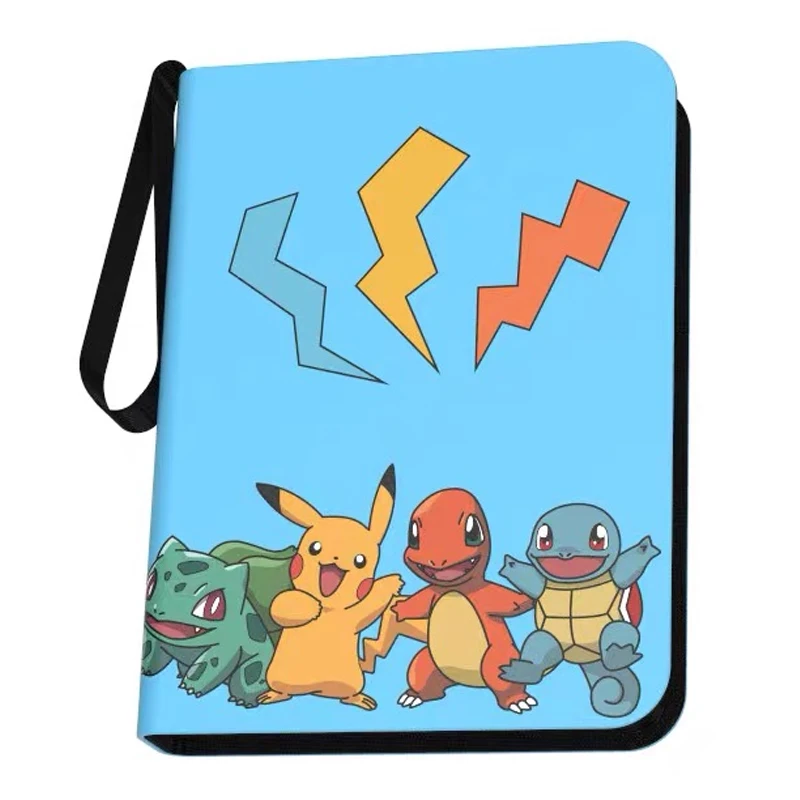 

Trading Card Protector 4 Pocket Permanent Sleeve Holders Pokemon Playing Card Sleeves Pokemon Cards Album Baseball Binder