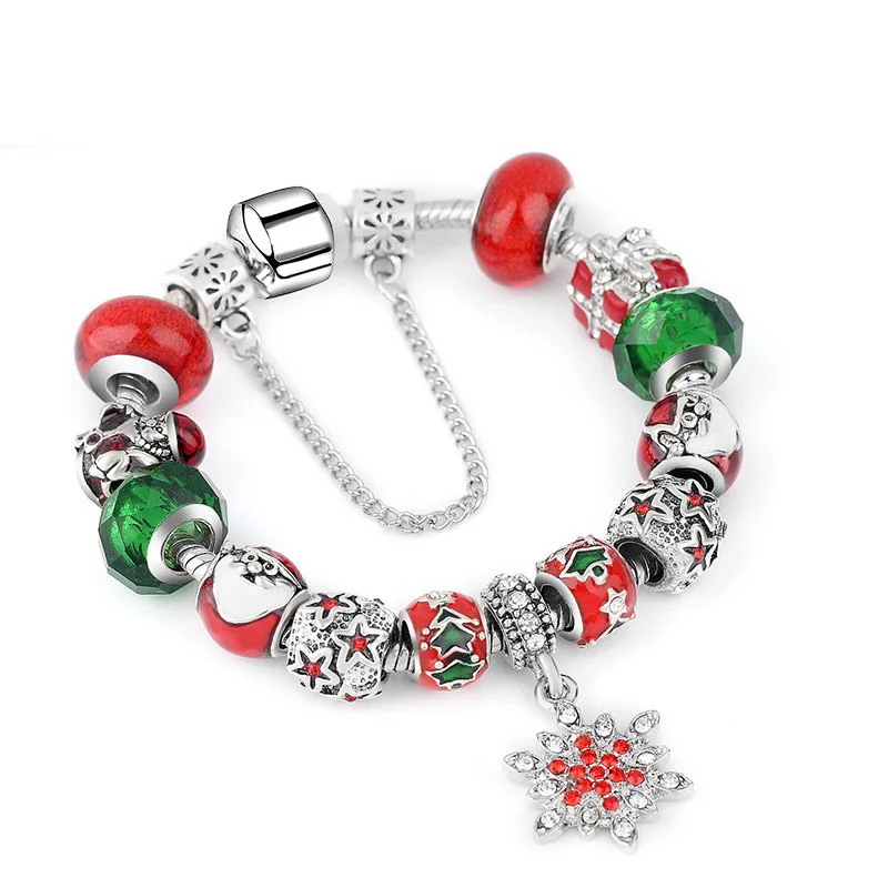 

2022 Weihao Newest Korean Fashion DIY Retro Key Shape Alloy Bracelet Christmas Gifts Crystal Rhinestone Bead Bracelet, As picture show