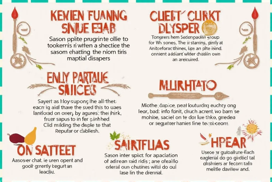Spices Comparison Table