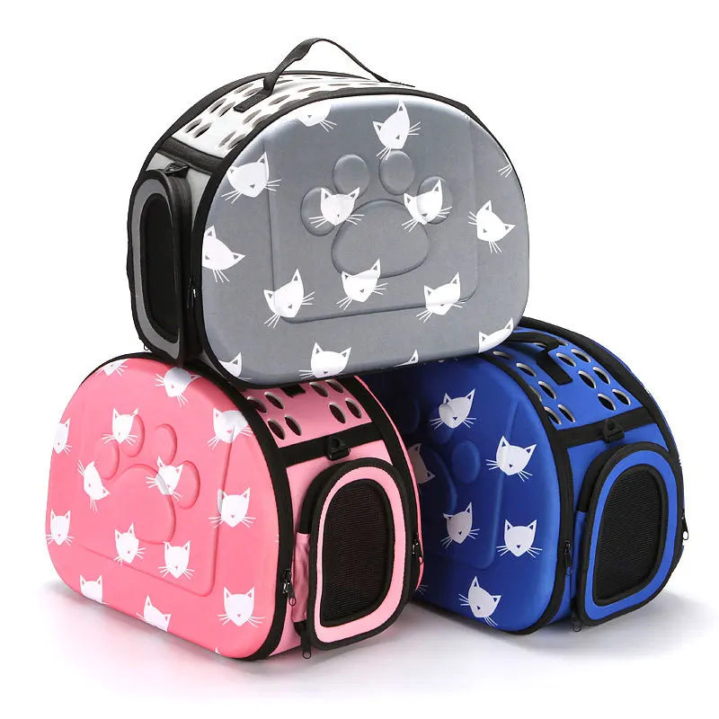 

Wholesale new pet bag cat bag portable travel bag foldable breathable pet carrier