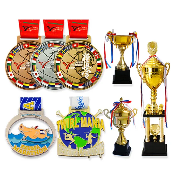 

Professional Custom Trophies And Medal Trophies And Medal Sports Medallions And Trophies With CE Certificate