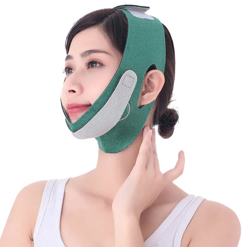 

Green Double Chin Tightener V-shaped Face Lift Strap Graphene Face Slimming Belt, Orange, purple
