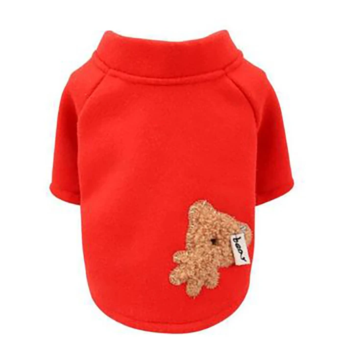 

Pet Cute Bear Woolen Coat Spring And Autumn Hiromi Clothes Pet Accessories Dog