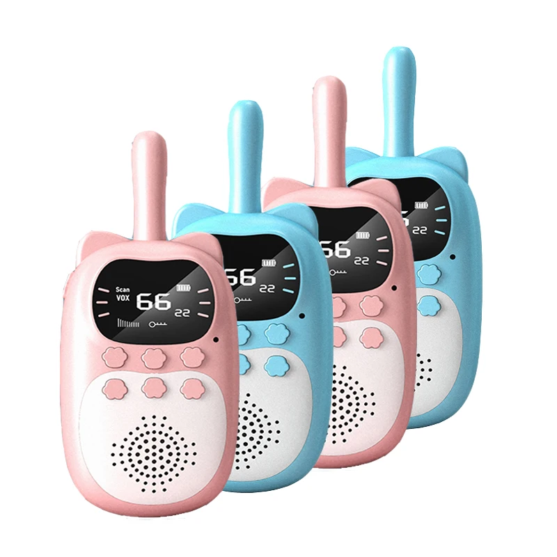 

2021 new Factory Supply Channels Mini Two Way Radio Kids Walkie Talkies