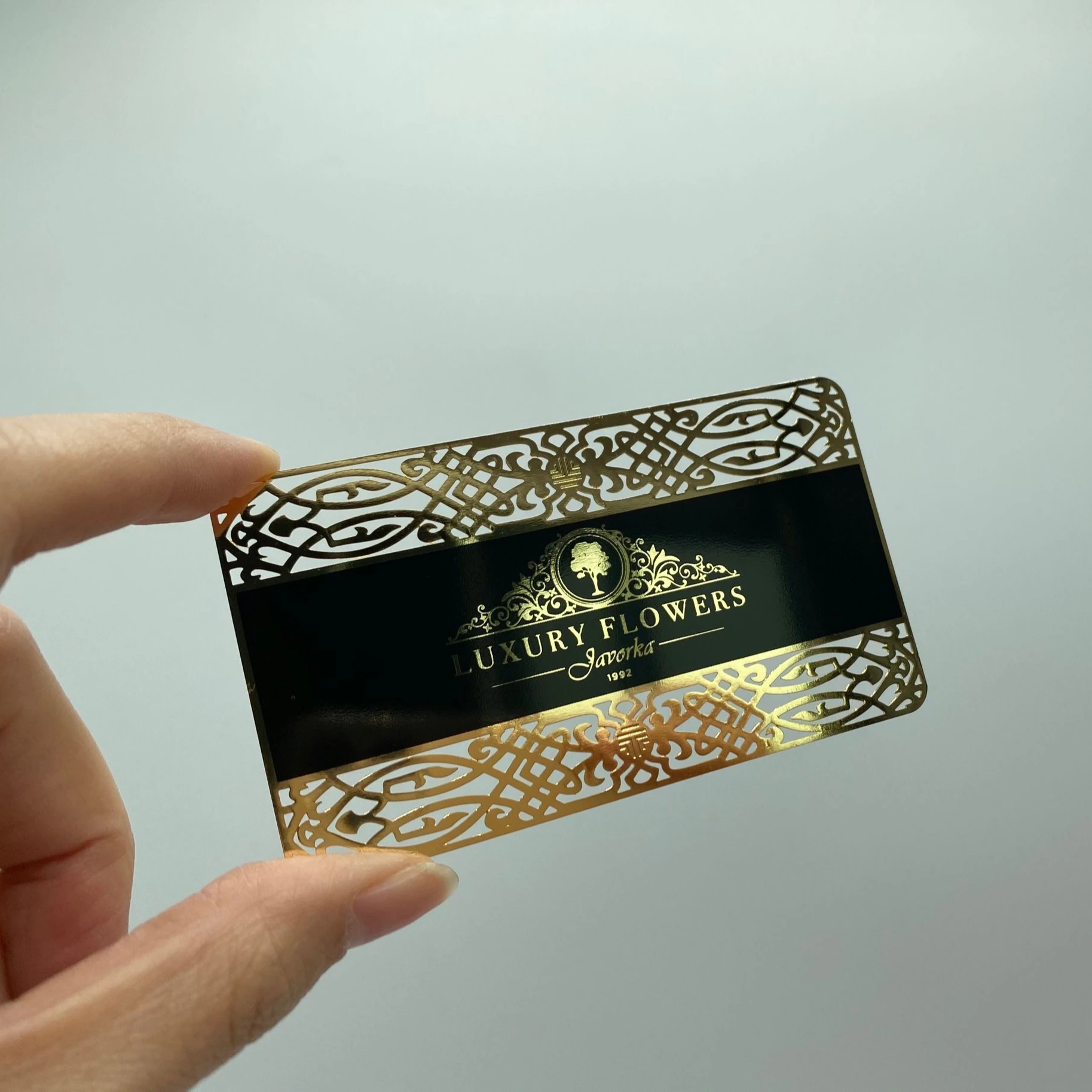 DU gold and black stainless st