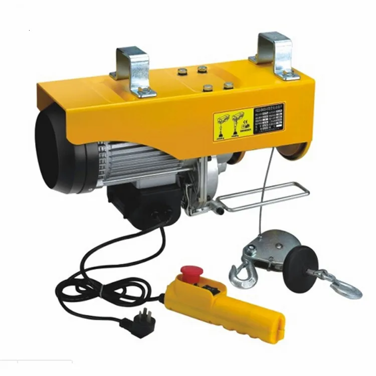
Chinese promotional 200kg 220V 230V Wire Rope small Electric Hoist Lifting Winch 