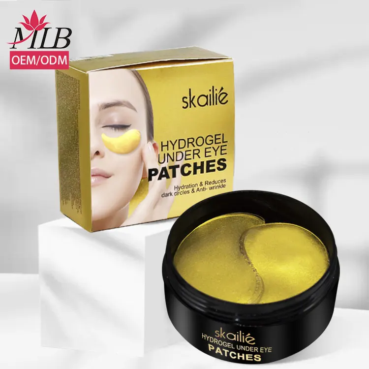 

MLB dark circle hydro gel patch gold eye treatment collagen eye mask 24k gold under the eye patch hydrogel patches for eyes