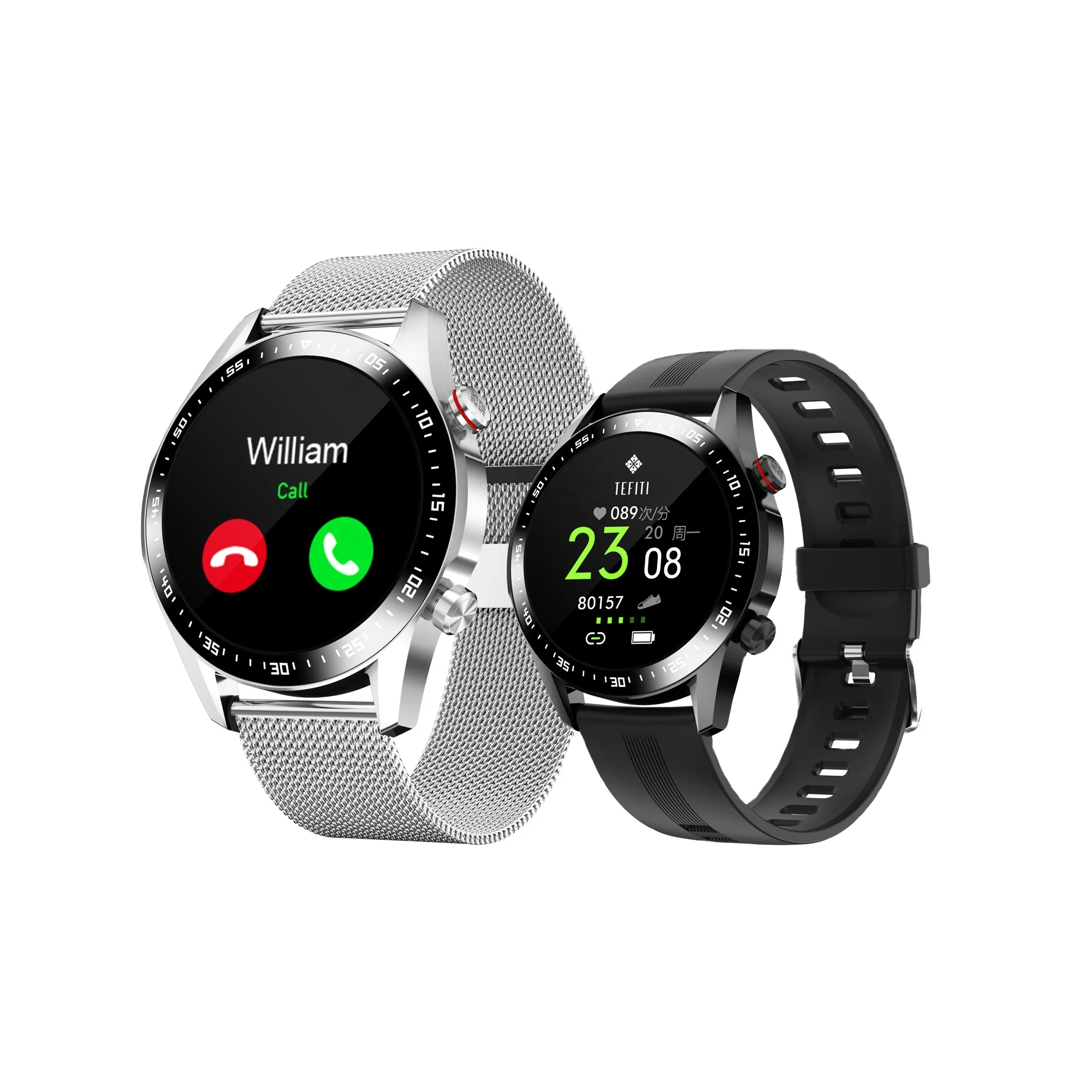 

2022 Wholesale E12 Smart Watch Fitness Sport Heart Rate Monitor Round Touch Screen Wristband for Men and Woman