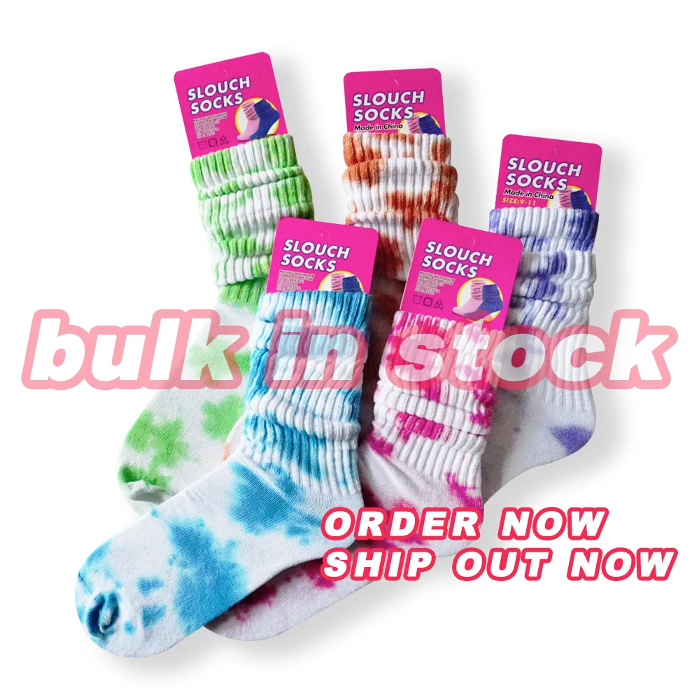 

Uron 2021 Tie dye slouch socks for women socks slouch socks, Custom colors