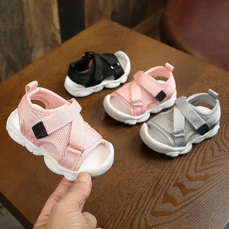 

2021 Summer Kids Mesh Sandals Baby Girls Casual Shoes Children Beach Sandals Boys Shoes Fashion Sport Sandals drop shipping