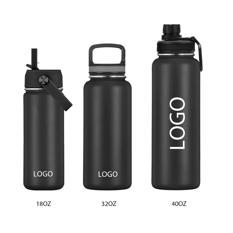 

Stainless Steel Bottle Double Wall Insulated Vacuum Flask Powder Coated Metal Water Bottle For Sports