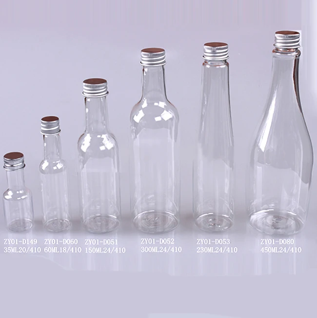 60ml Plastic Clear Liquor Pet Bottle For Skin Care Packaging Buy