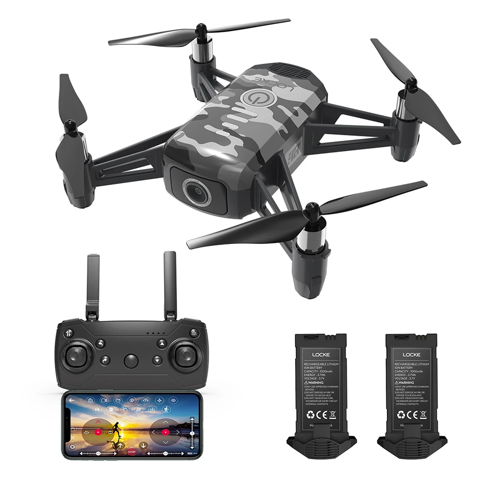 

HR H2 Mini Drone Altitude Hold With 1080p HD Camera Foldable Pocket Dron Quadcopters drone Children gift toys mi drone, Camouflage color