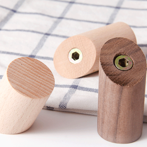 

Wooden Single Wall Clothe Hanger Mounted Hook Wooden Wall Hooks, Natural