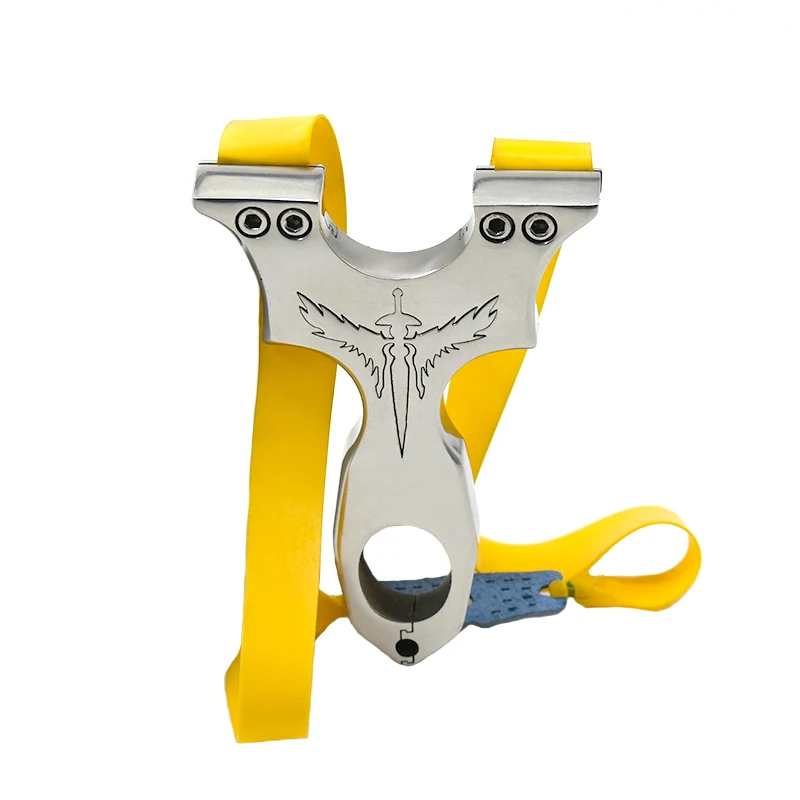 

Double screw stainless steel slingshot high quality hunting slingshot toy