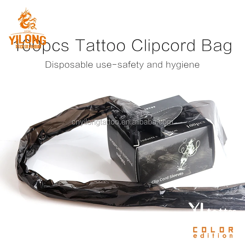 Good quality disposable plastic clipcord cover for tattoo machine