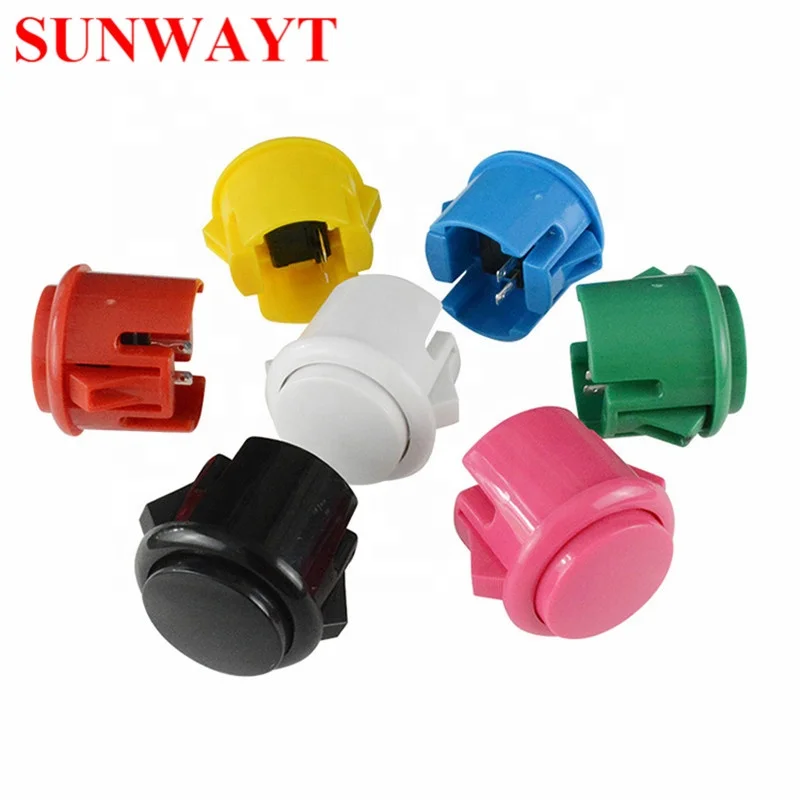 
Baolian Factory direct wholesale 30mm SANWA style momentary button switch arcade game push button with built in microswitch 