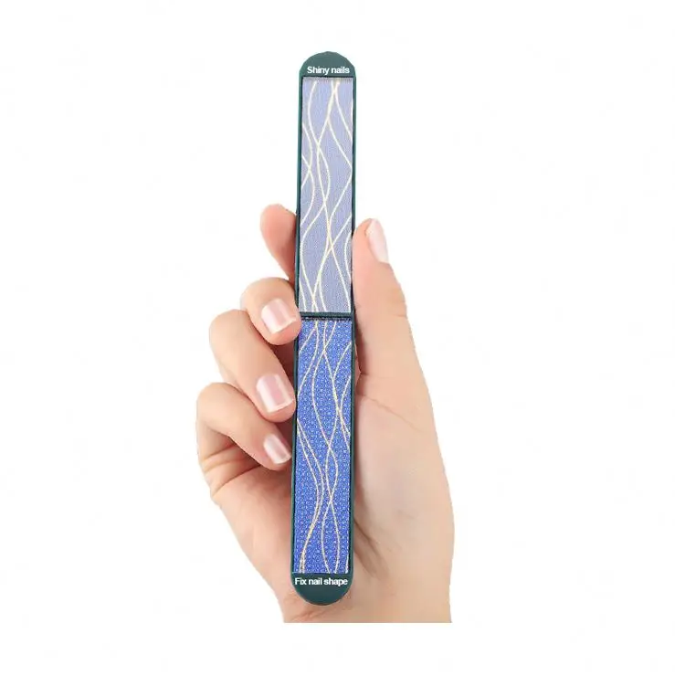 

Manufacturer Wholesale Korean Customized Nano Glass Nail File Polishing Crystal Nail File, Green/pink/black