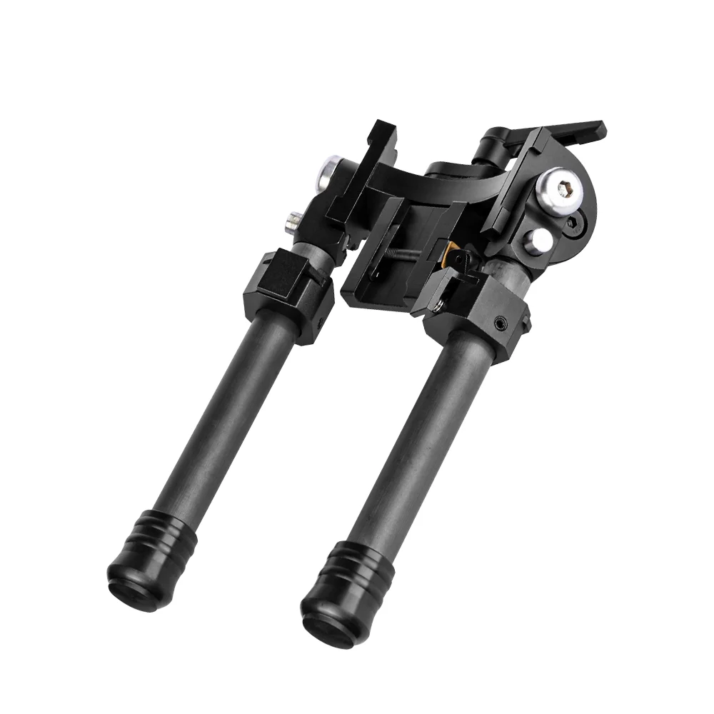 

SPINA OPTICS Light Carbon Fiber Tactical Bipod Long Range Bipod for Hunting Rifle Hunt