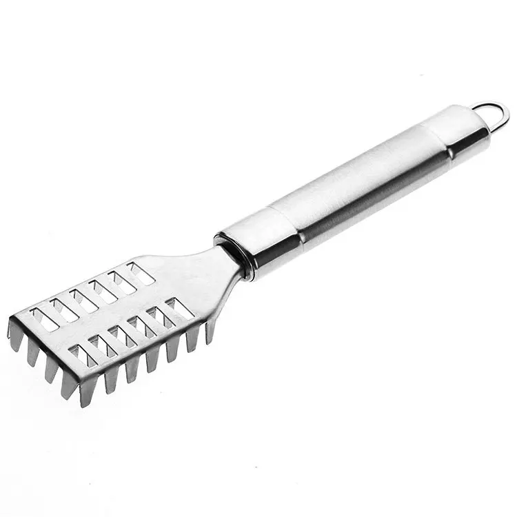 

Kitchen Accessories Stainless steel Fish Scale Scraper Remover Tool, Silver