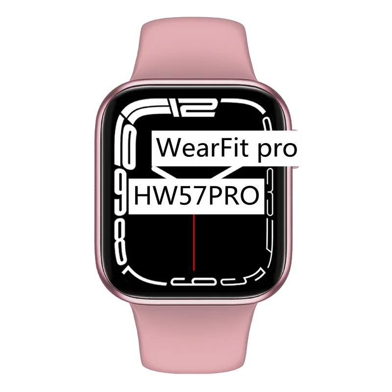 

Watch Smart Hw57 Pro bt Ip68 Waterproof Sport Watch Blood Sugar Smart Bracelet Hw57 Pro With Wearfit Pro, Black, silver, pink, red, blue, green