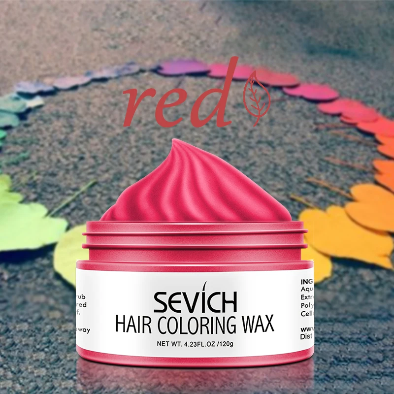 

temporary hair dye wax private label Color Styling Cream Professional Hair Mud/Wax, Sliver/red/ blue/green/gold ,black/white/purpel